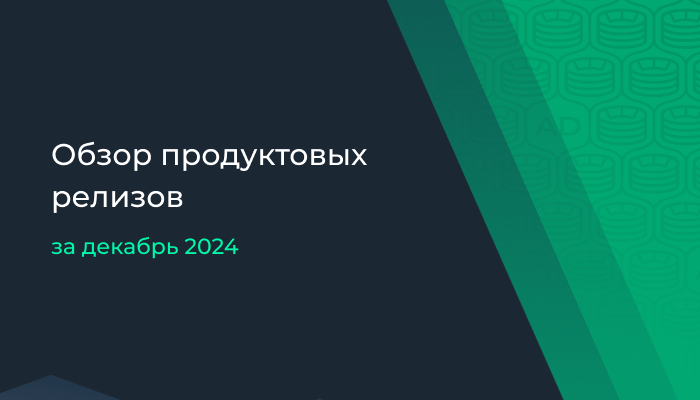 Обзор продуктовых релизов за декабрь 2024